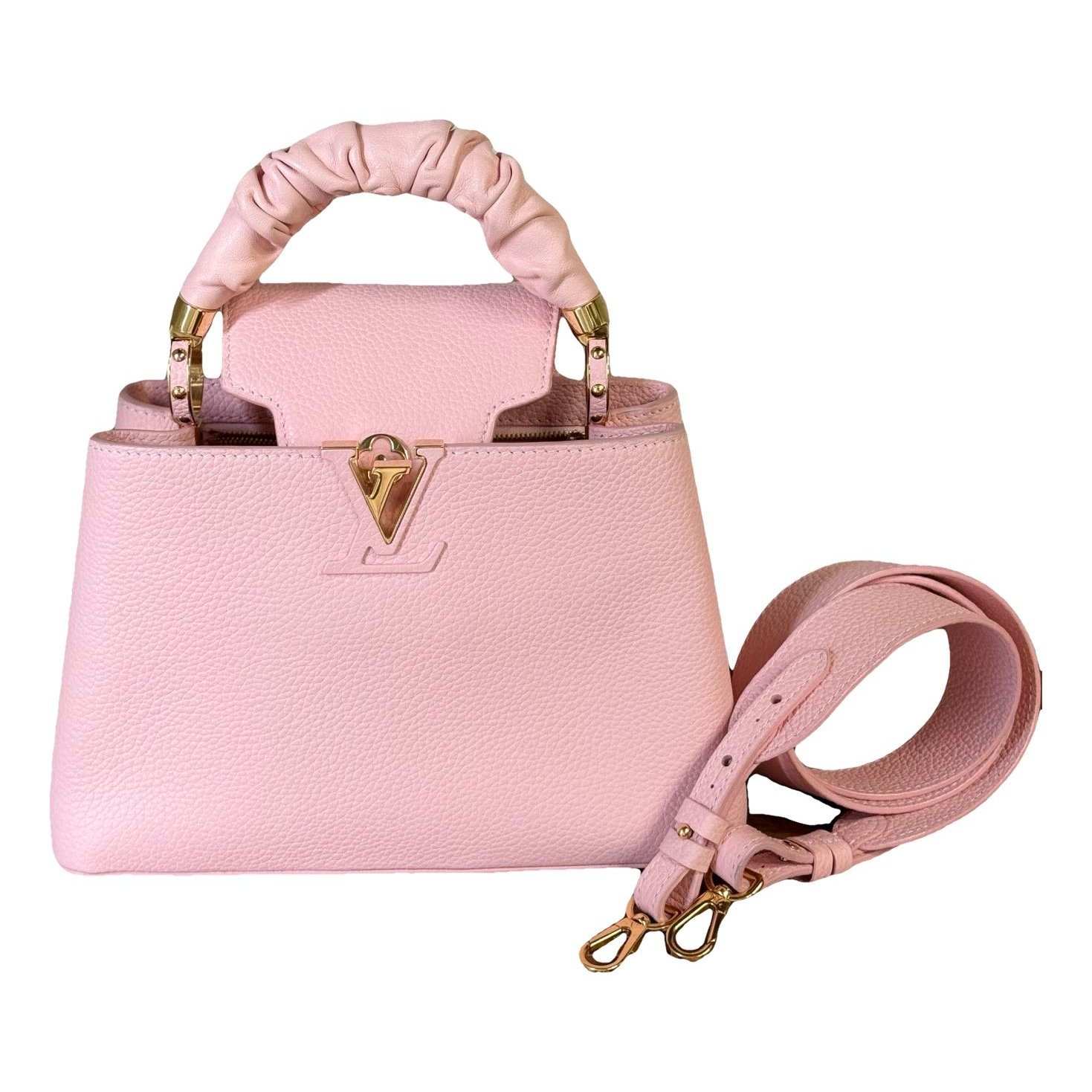 Capucines leather handbag