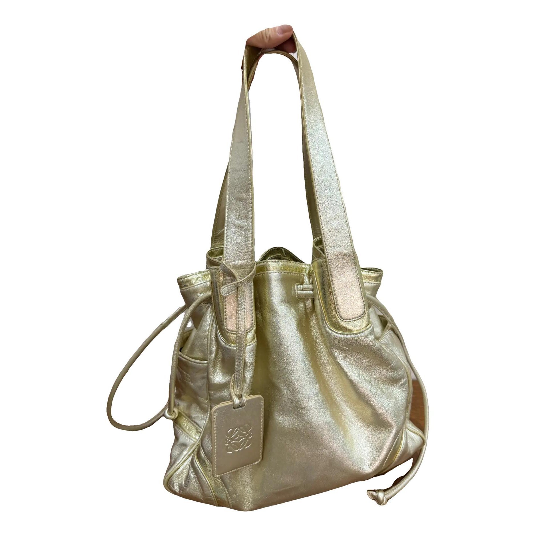 Flamenco leather handbag