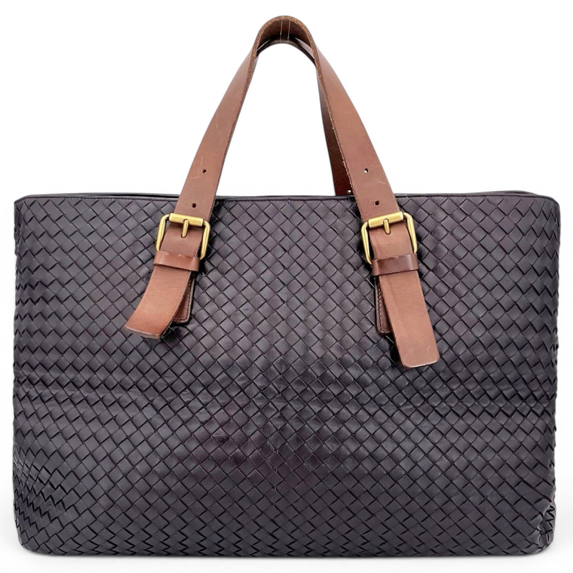 Leather tote