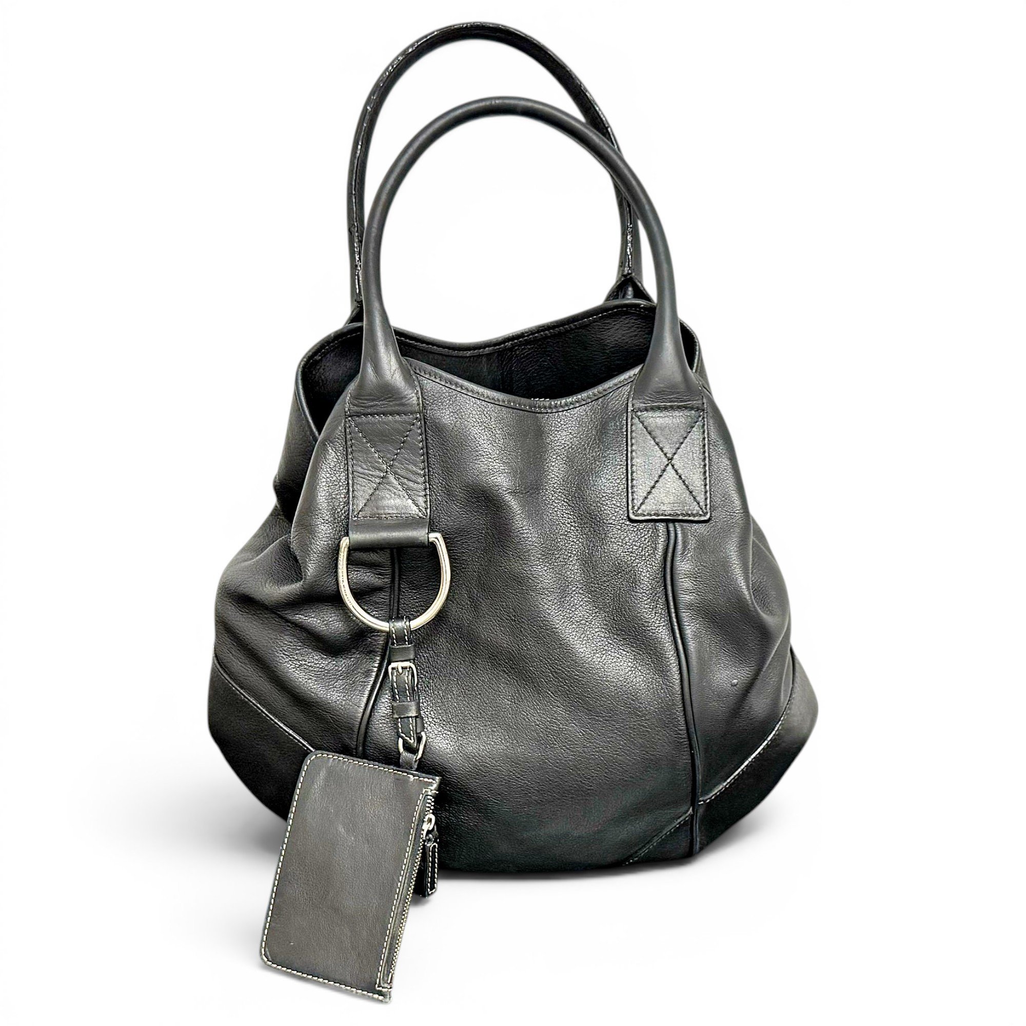 Leather handbag