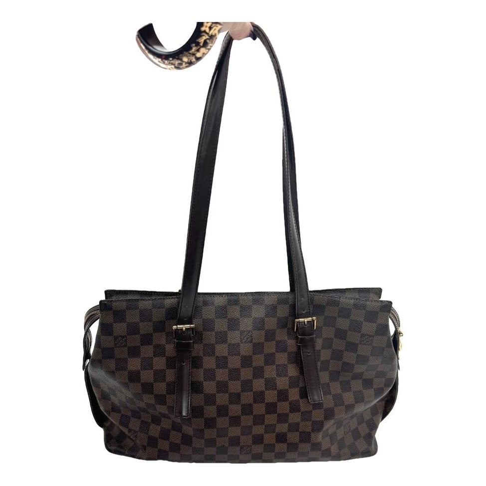 Leather tote