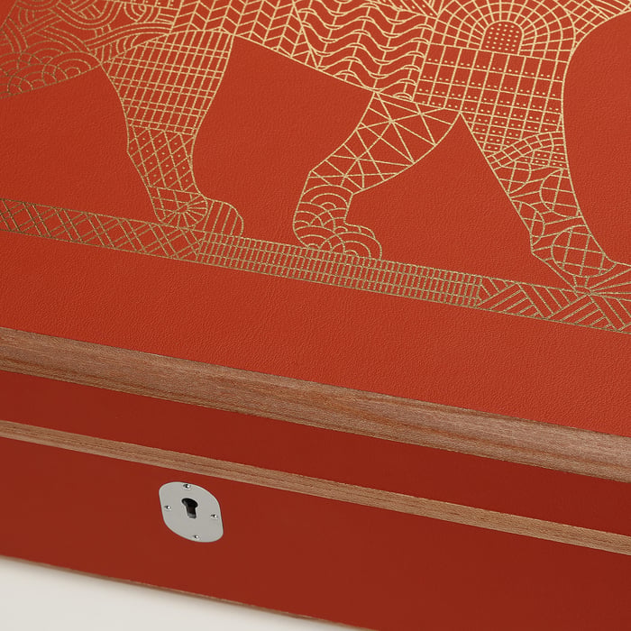 Cuivre Amalthee Panthera Deco Watch Box, Large Model