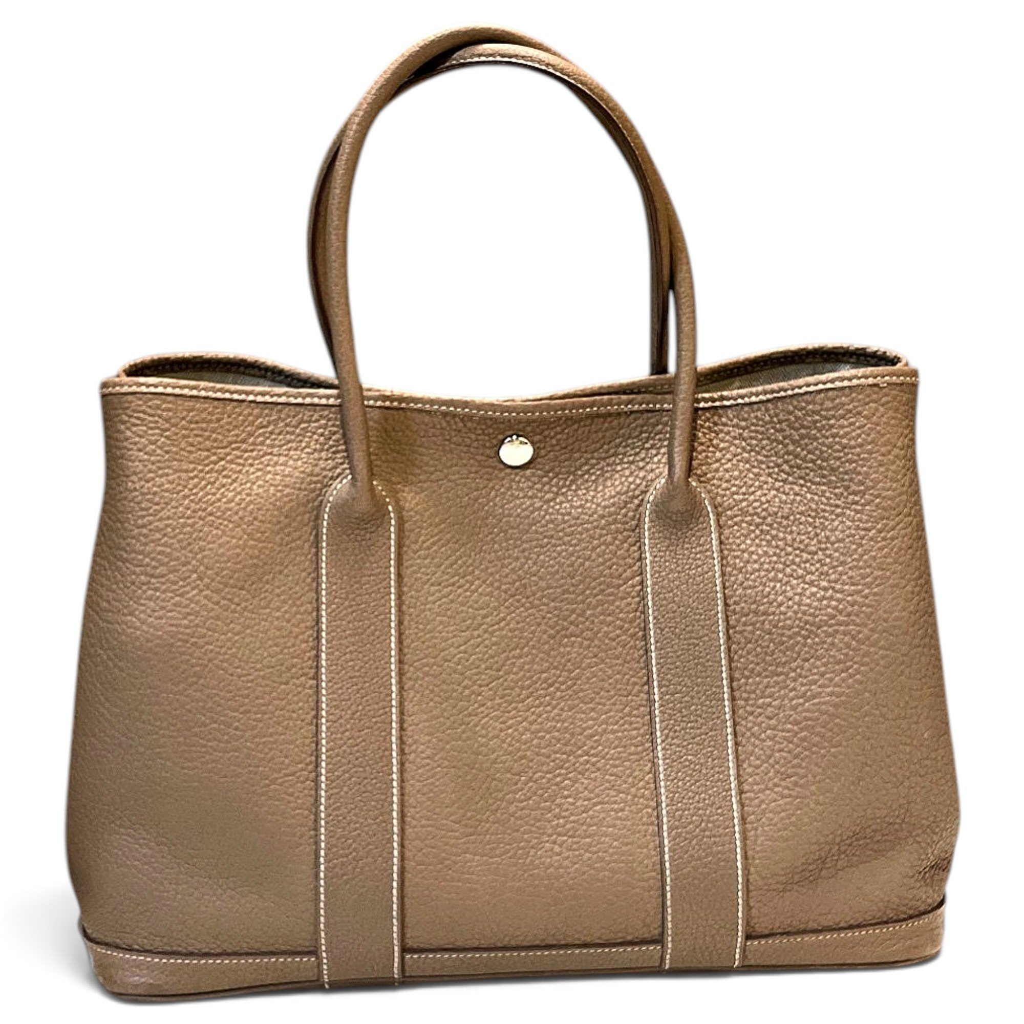 Garden Party leather handbag