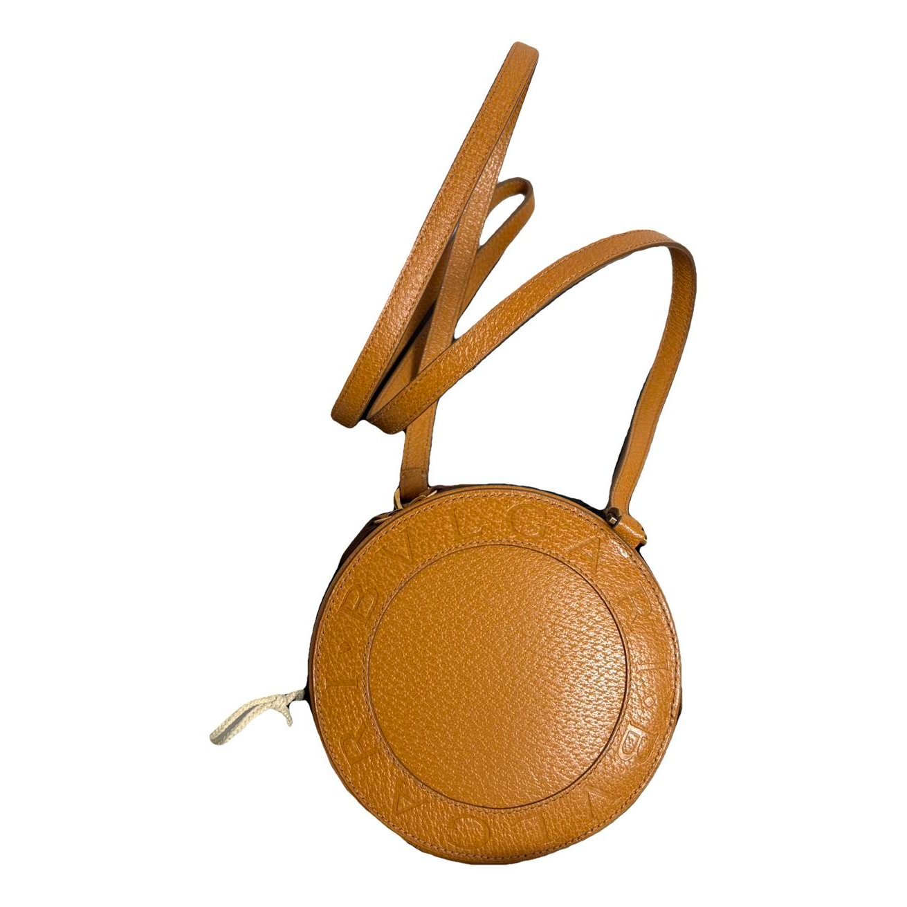 Bulgari leather crossbody bag