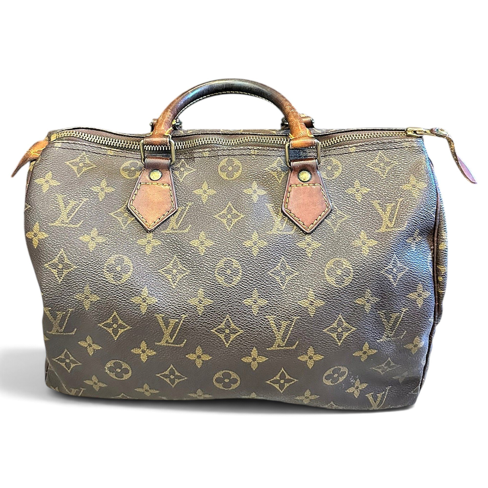 Speedy leather handbag