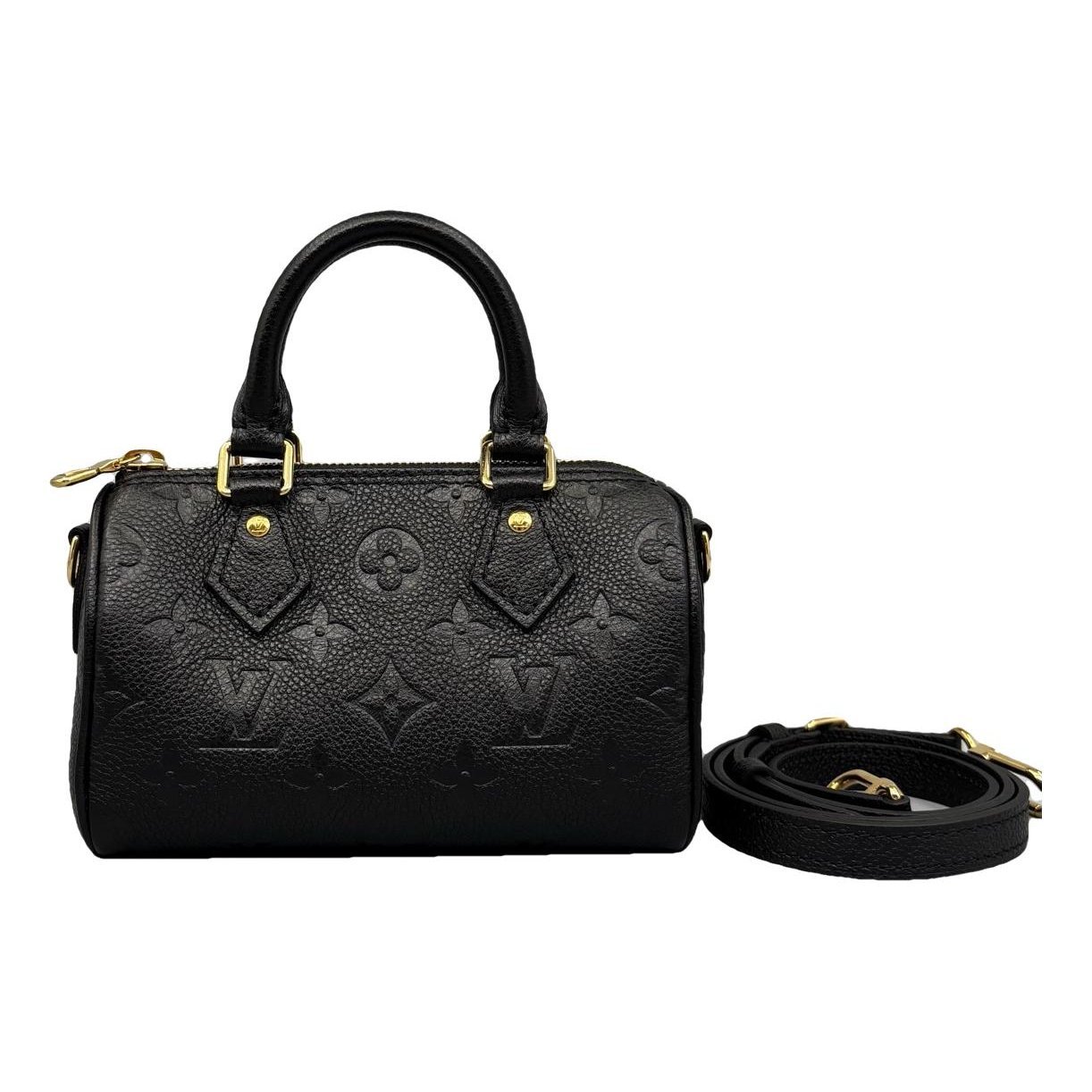 Louis Vuitton Nano Speedy / Mini HL leather handbag