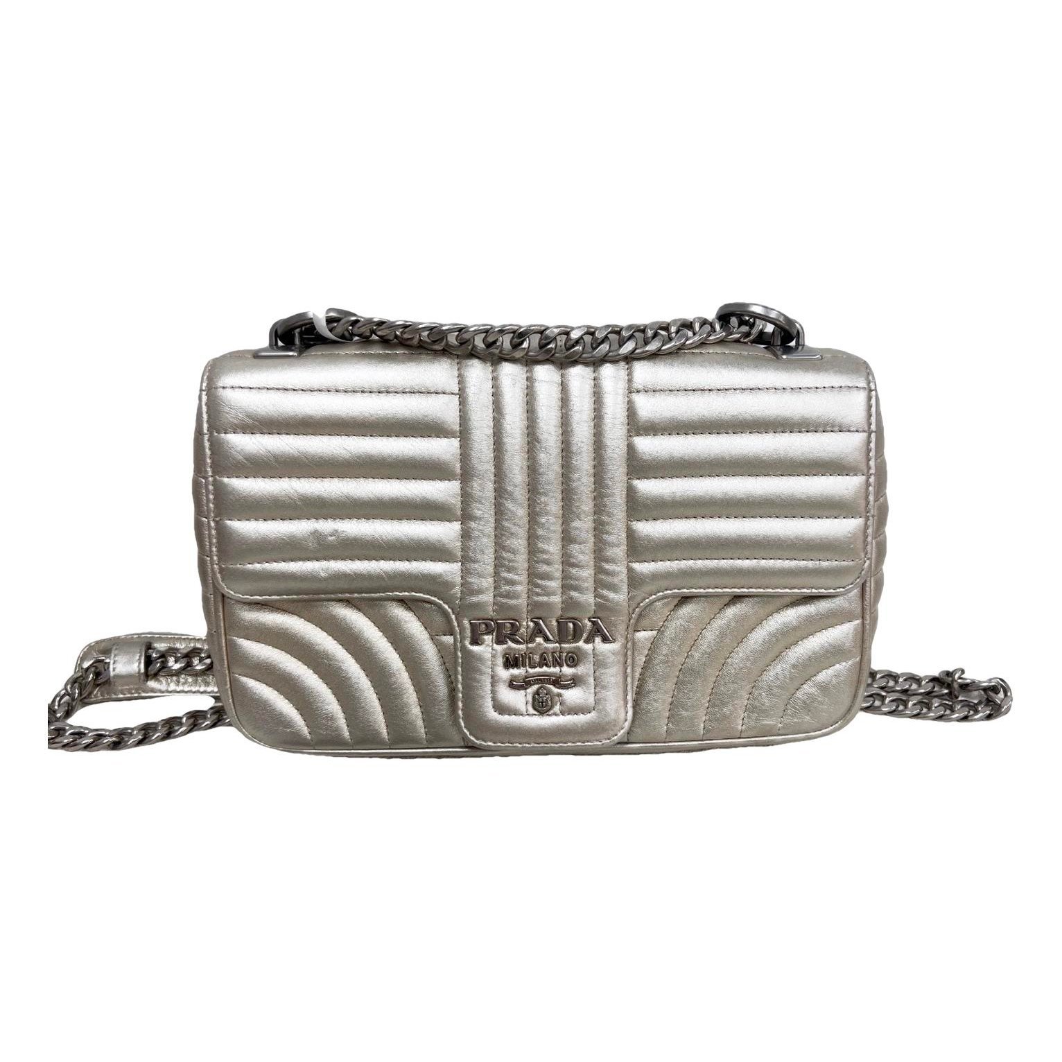 Diagramme leather handbag