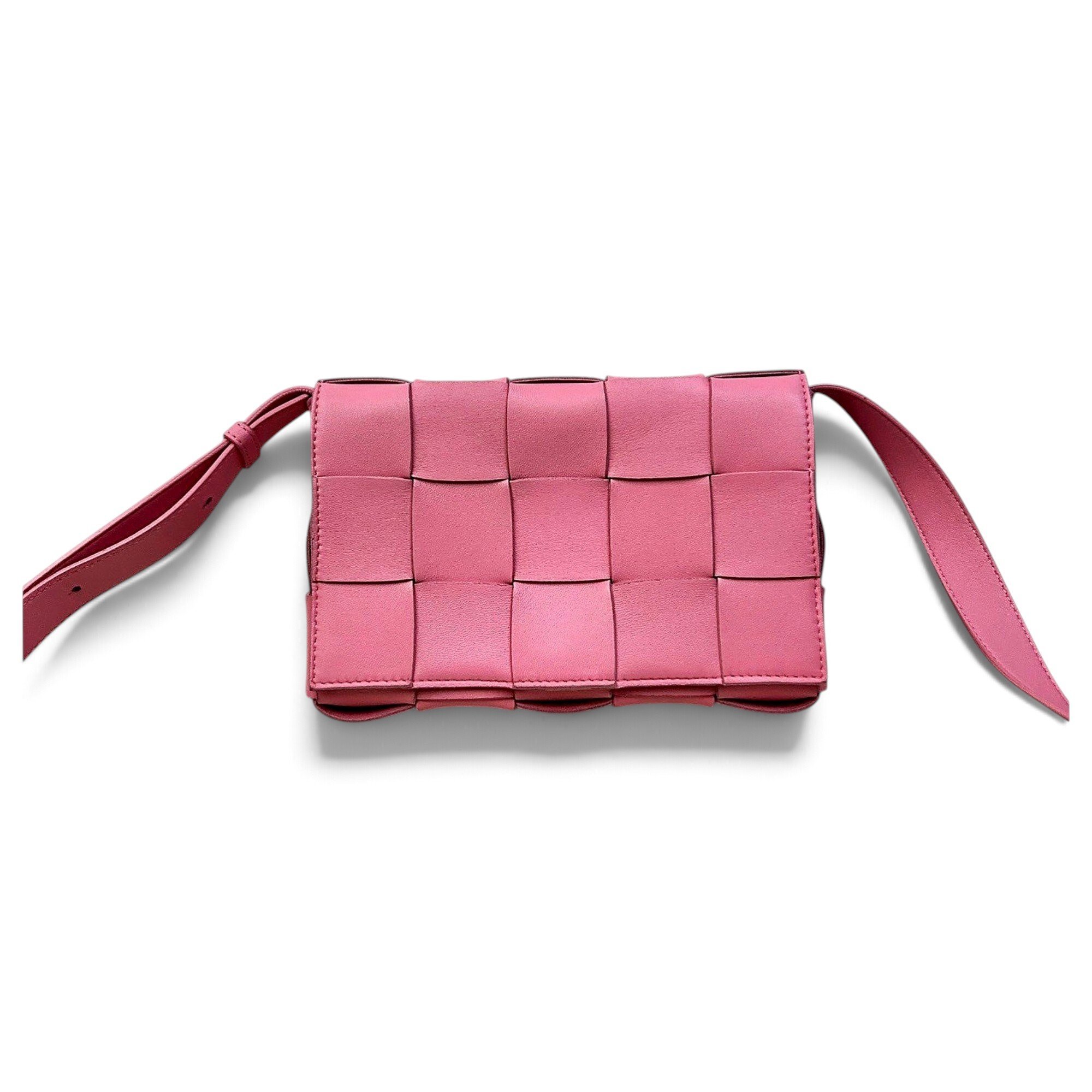 Cassette leather handbag