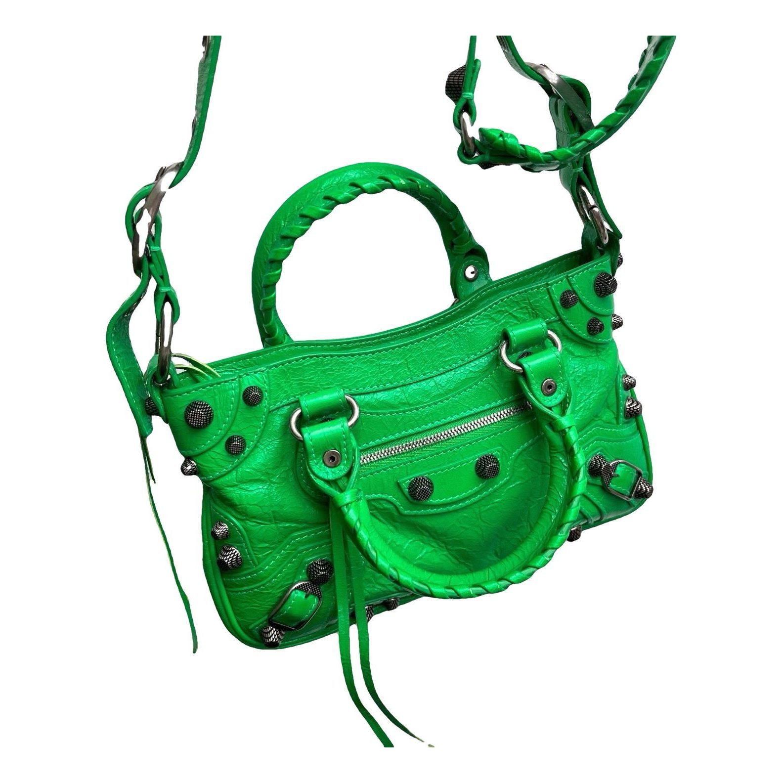 Leather handbag