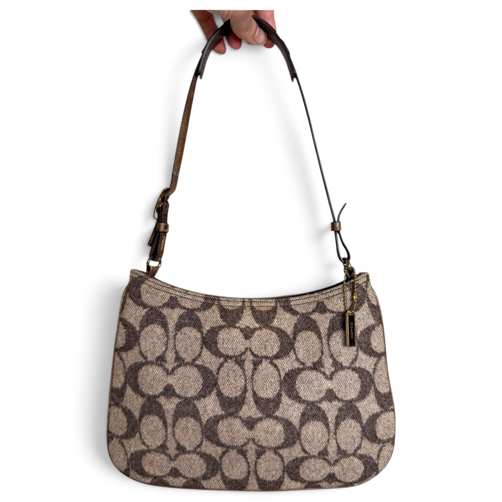 Signature Sufflette wool handbag