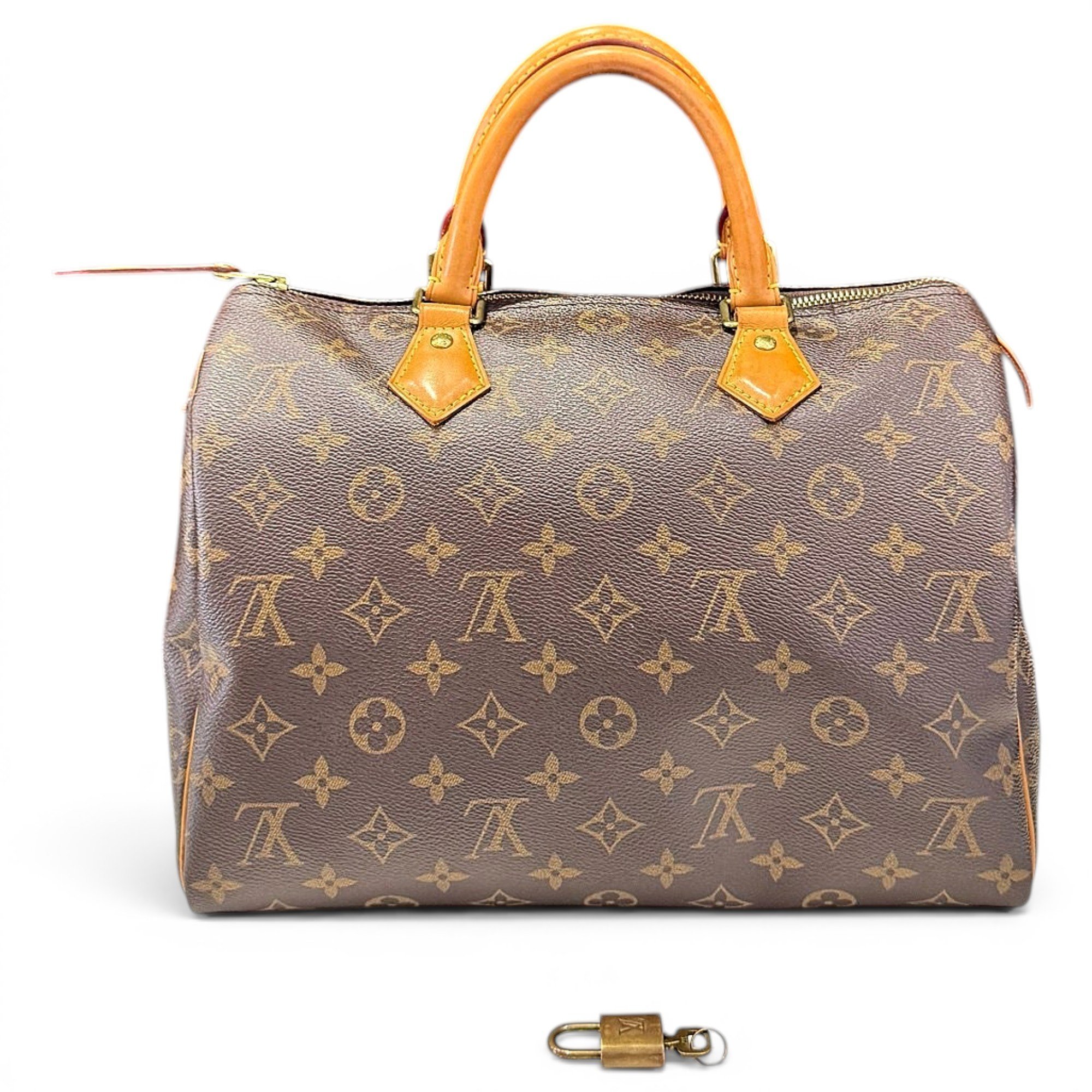 Speedy leather handbag