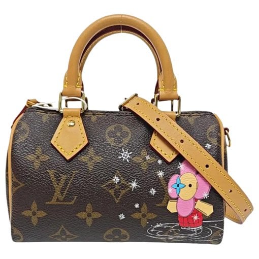Nano Speedy / Mini HL leather handbag