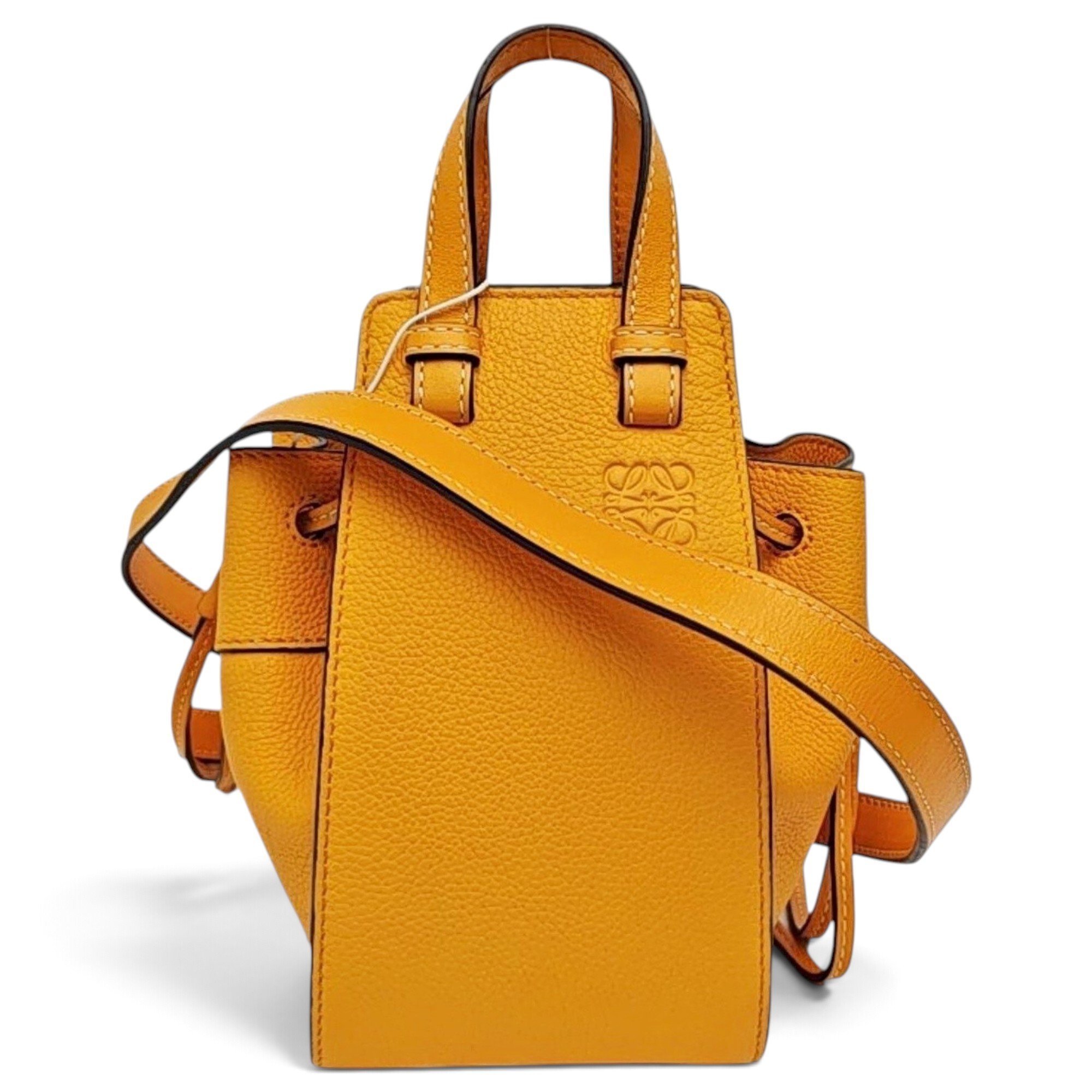 Hammock leather handbag