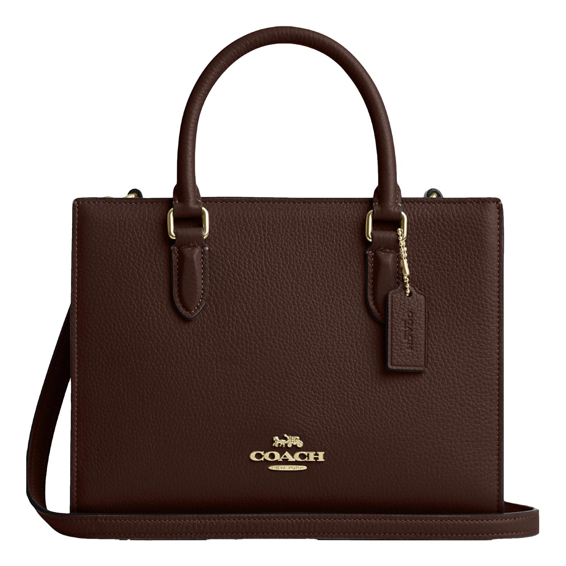 Leather tote