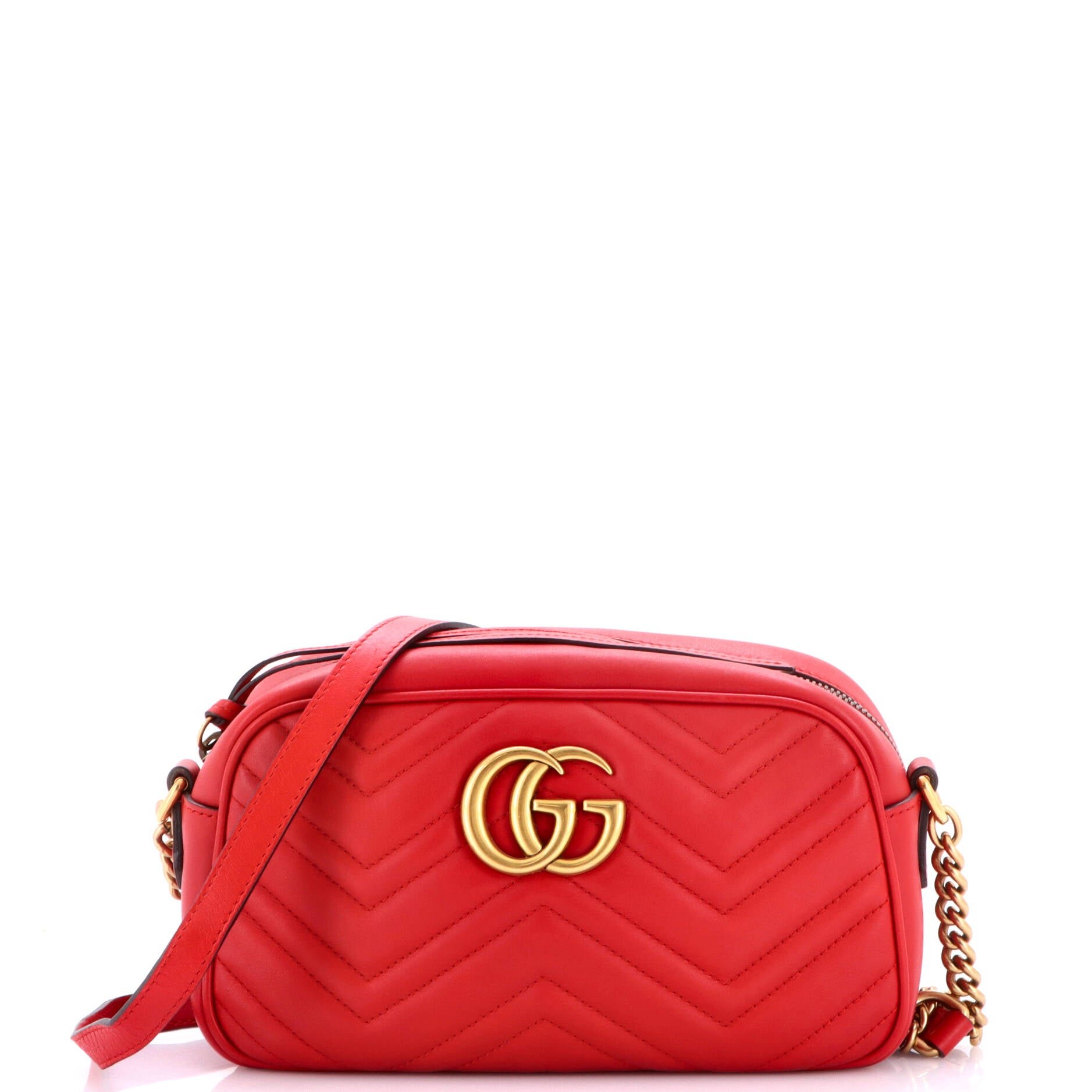 GG Marmont Shoulder Bag Matelasse Leather Small