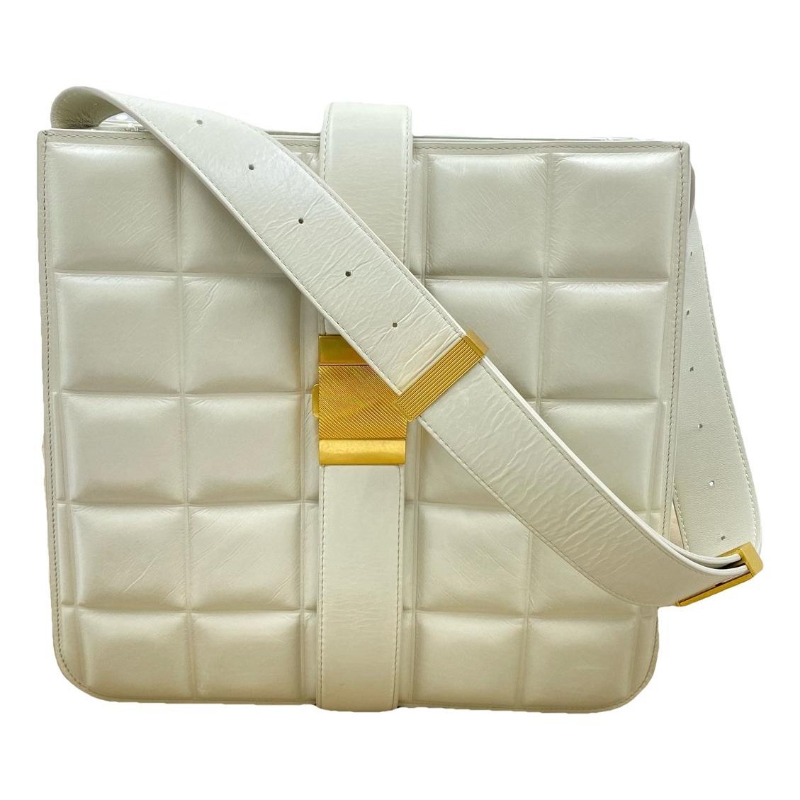 Marie Padded leather handbag