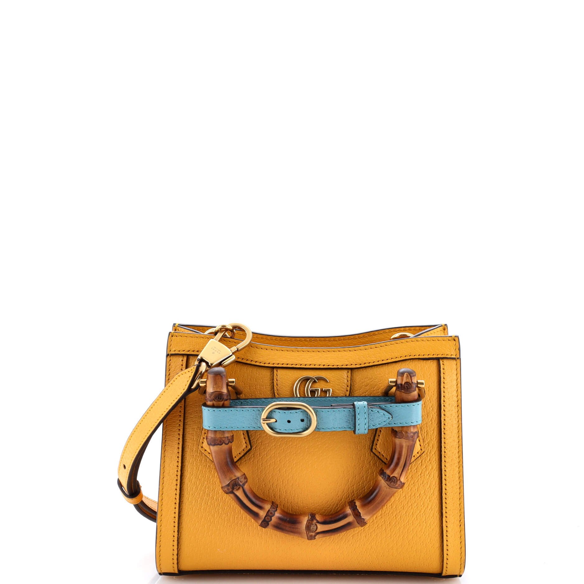 Gucci Diana NM Bamboo Handle Tote Leather Mini