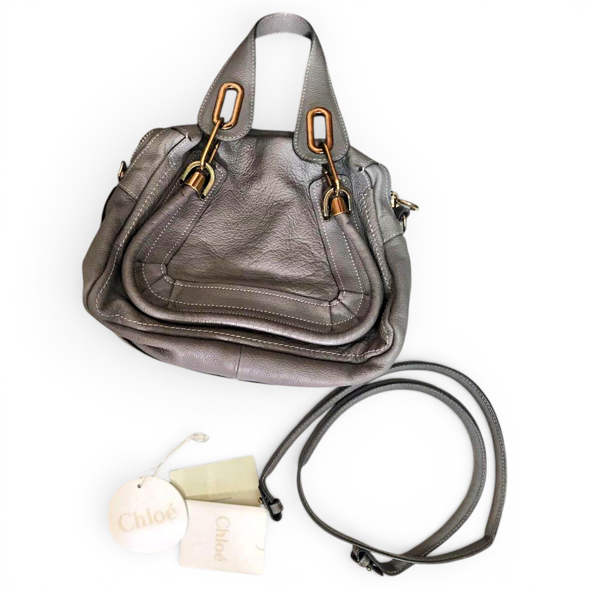 Paraty leather handbag
