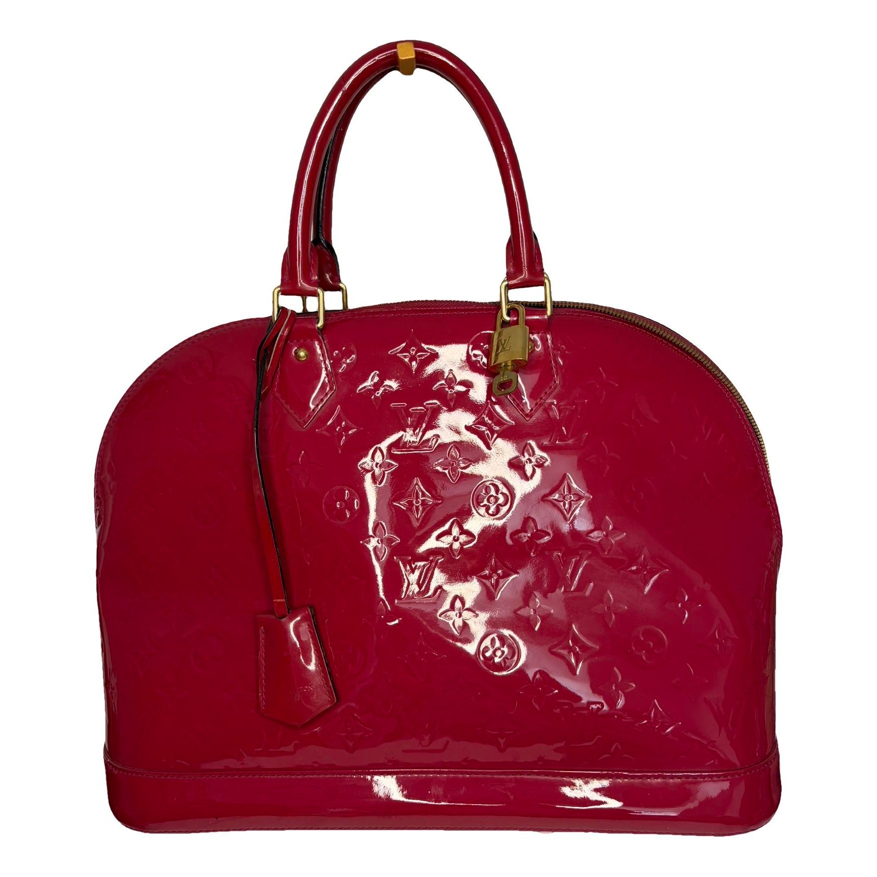 Alma patent leather handbag