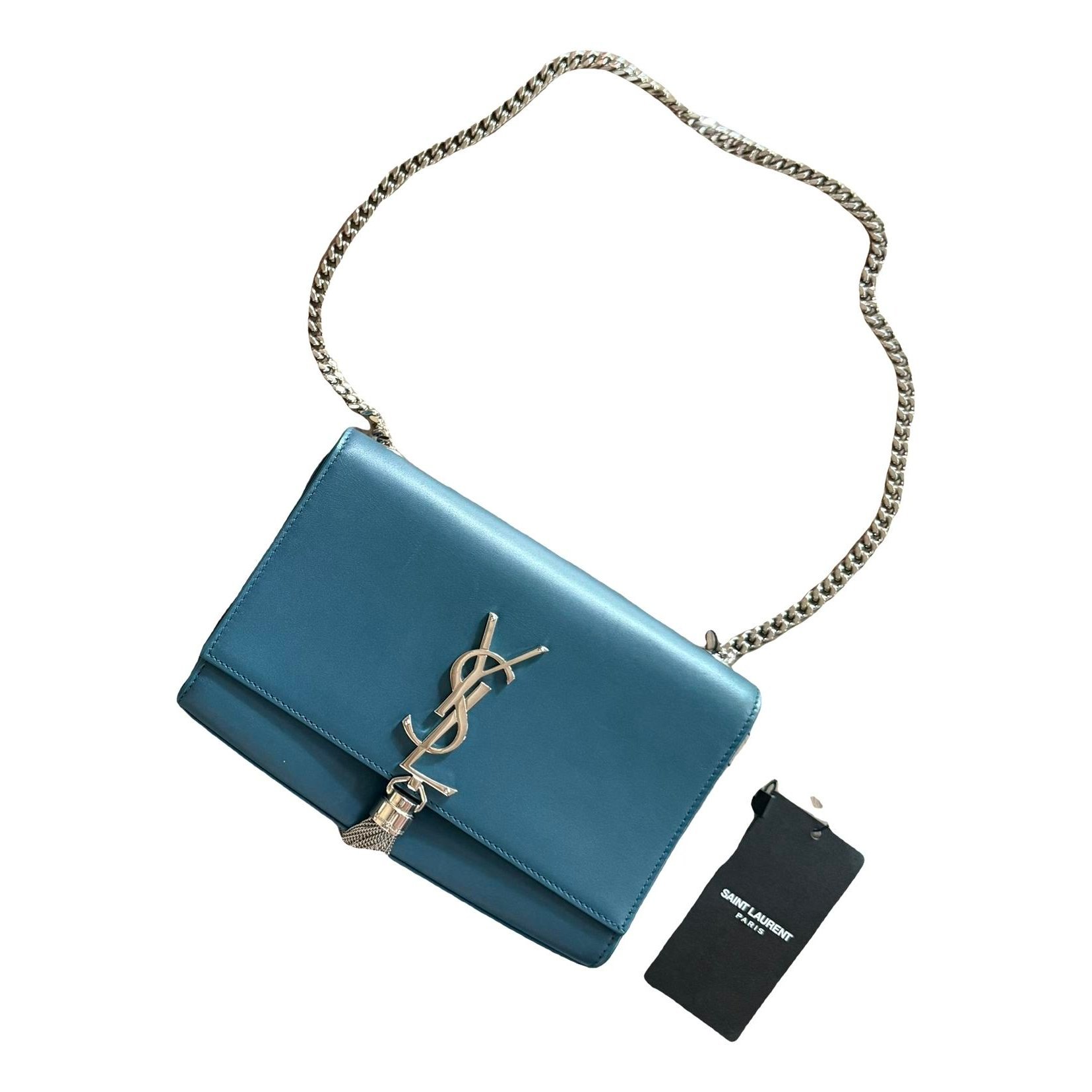Pompom Kate leather handbag