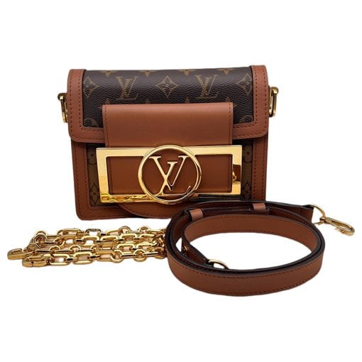 Dauphine leather handbag