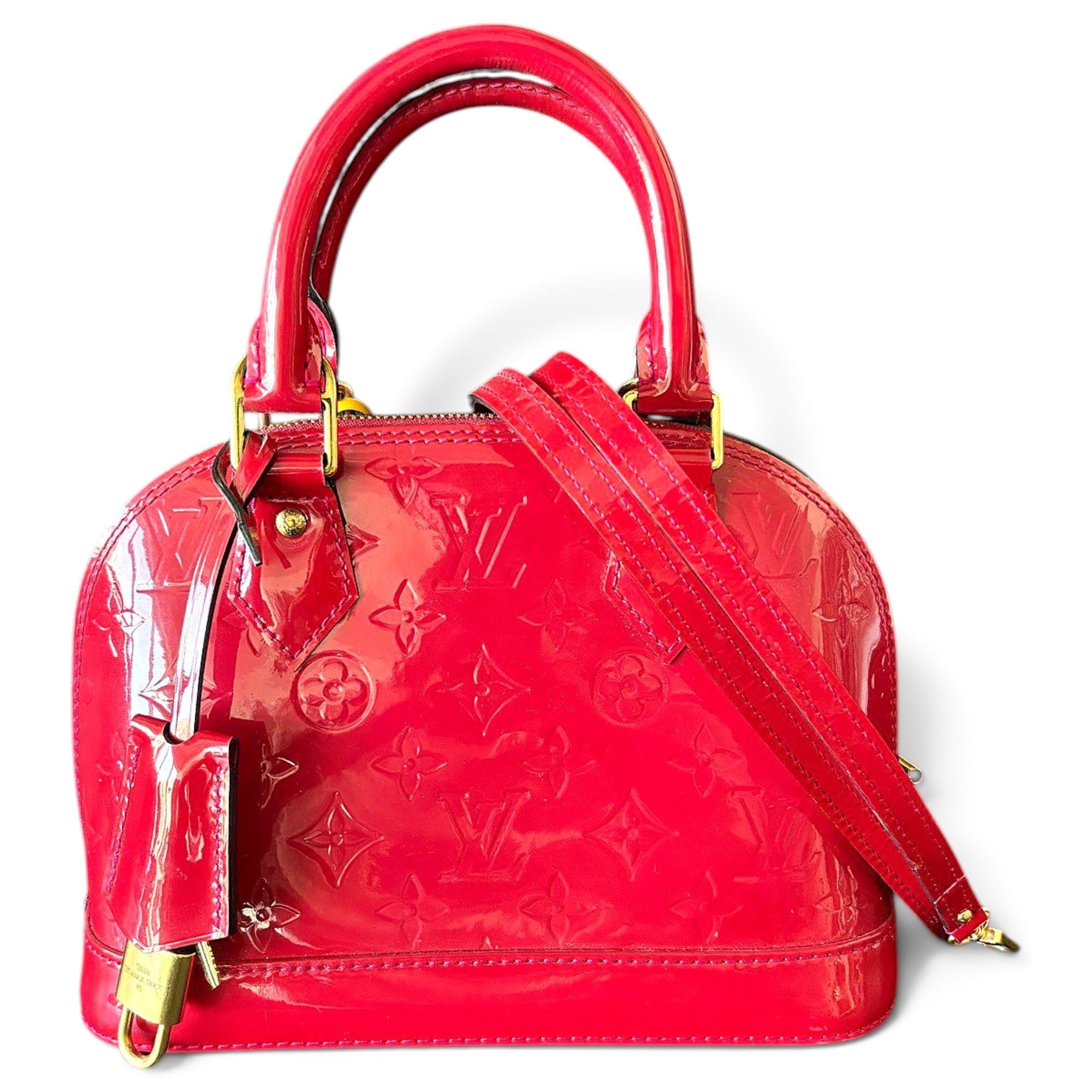 Alma BB patent leather handbag