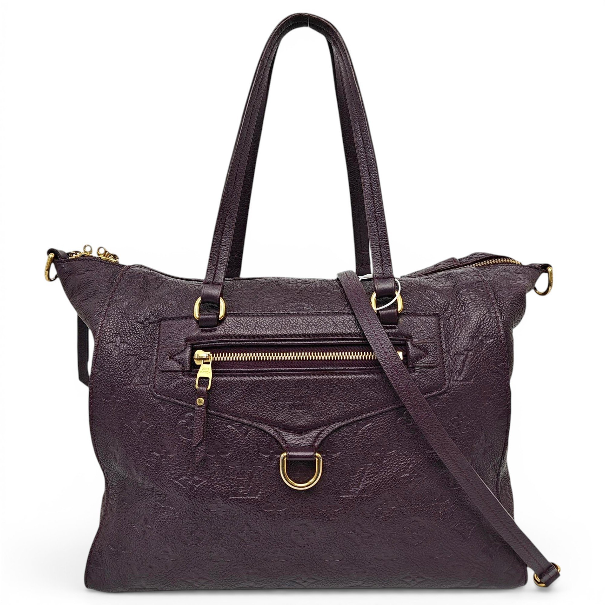 Lumineuse leather crossbody bag