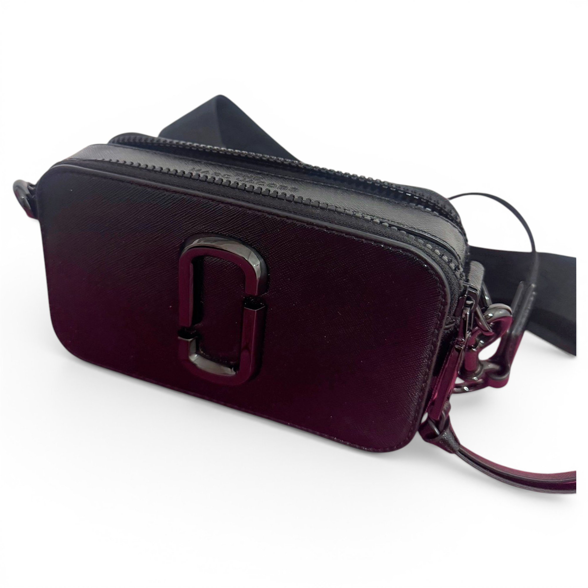 Snapshot leather crossbody bag