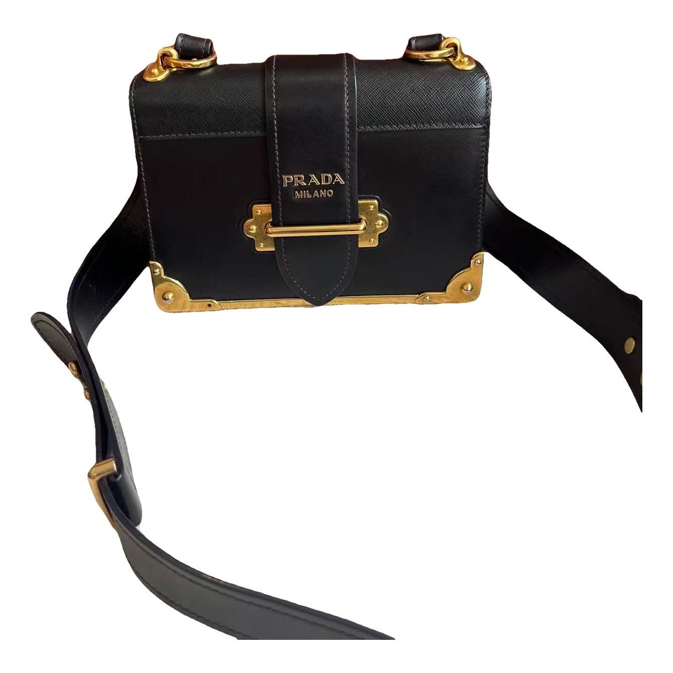 Cahier leather crossbody bag