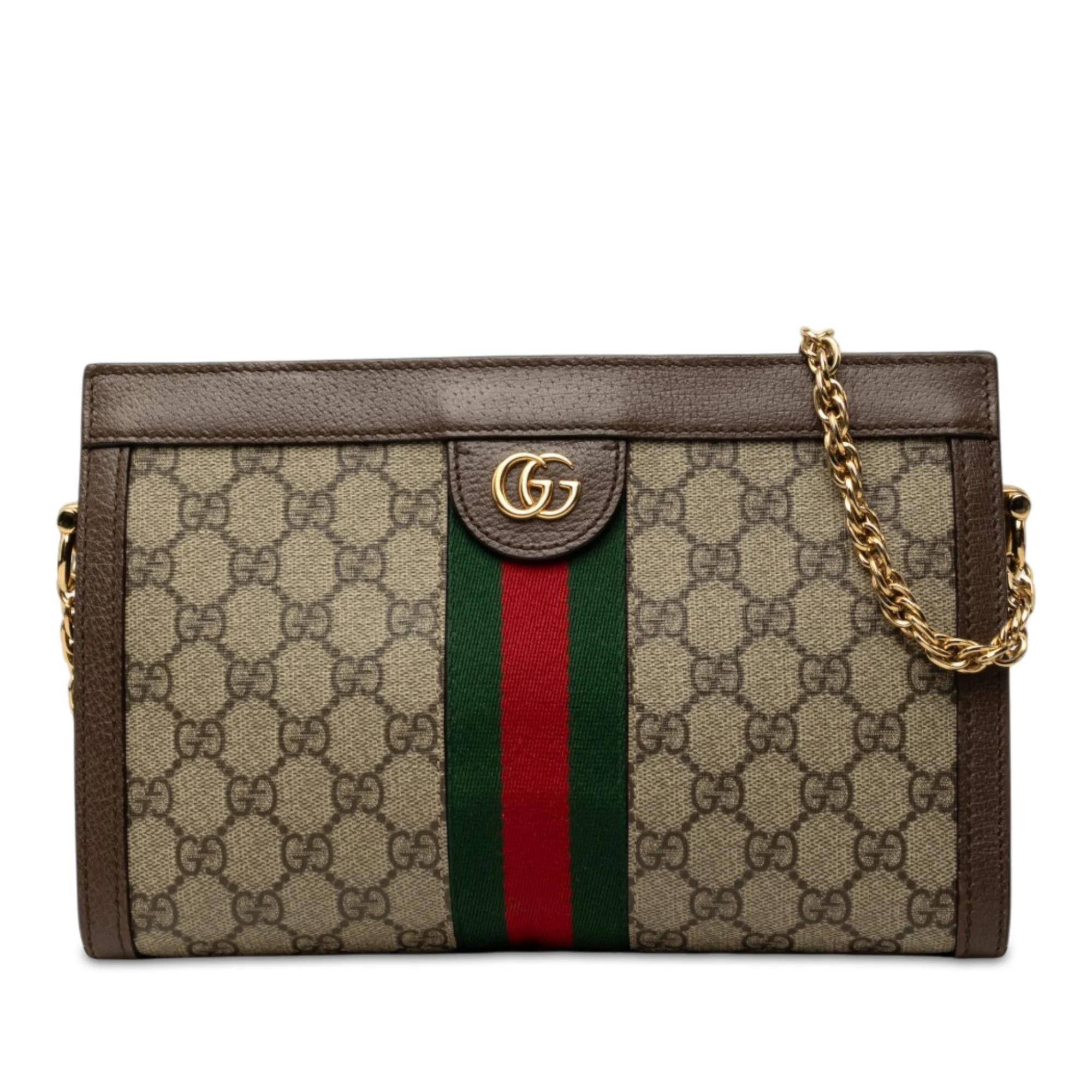 Ophidia leather crossbody bag
