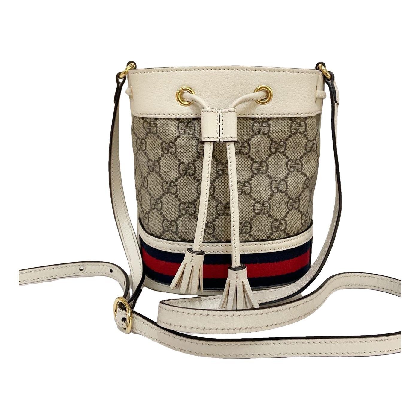 Ophidia Bucket leather crossbody bag