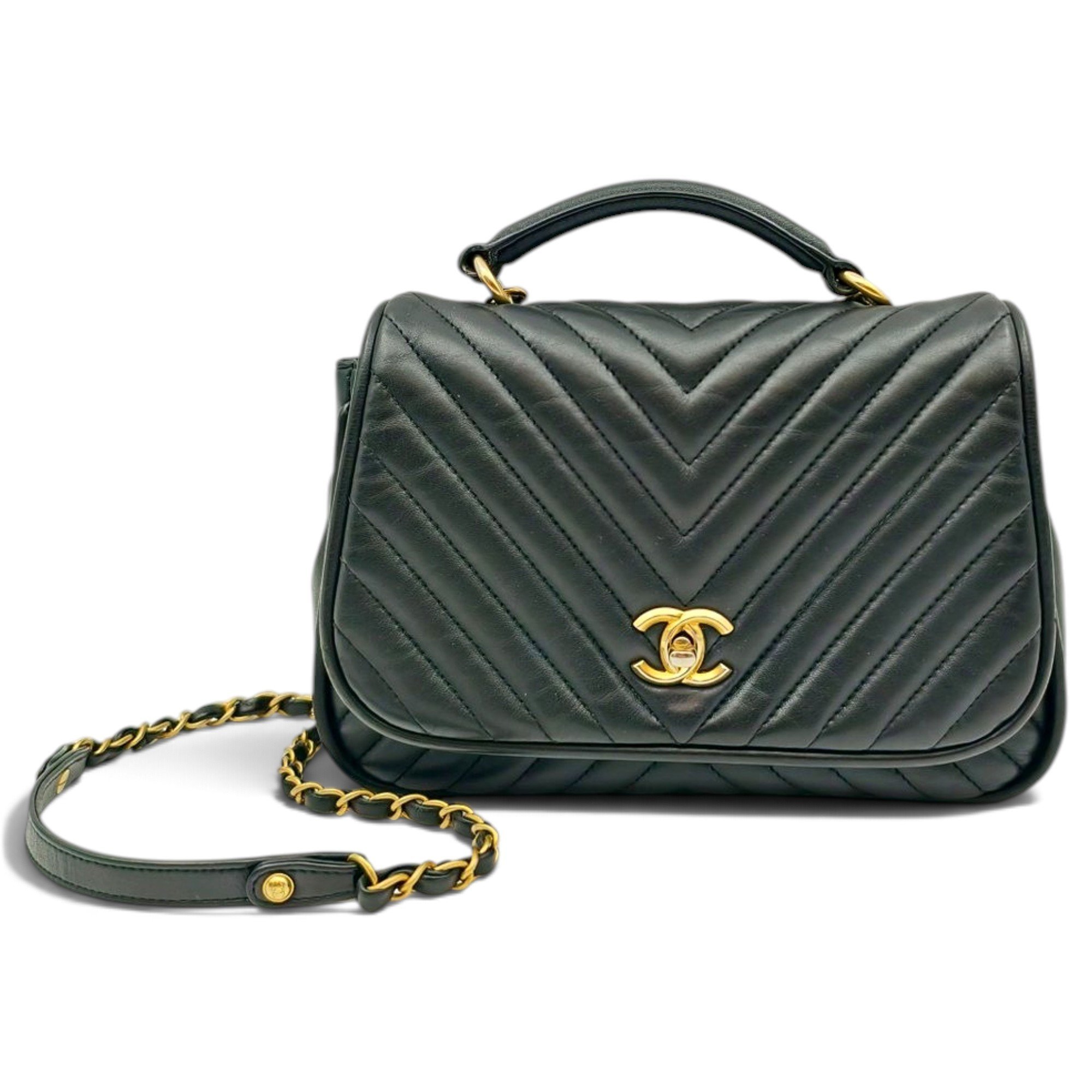 Leather handbag
