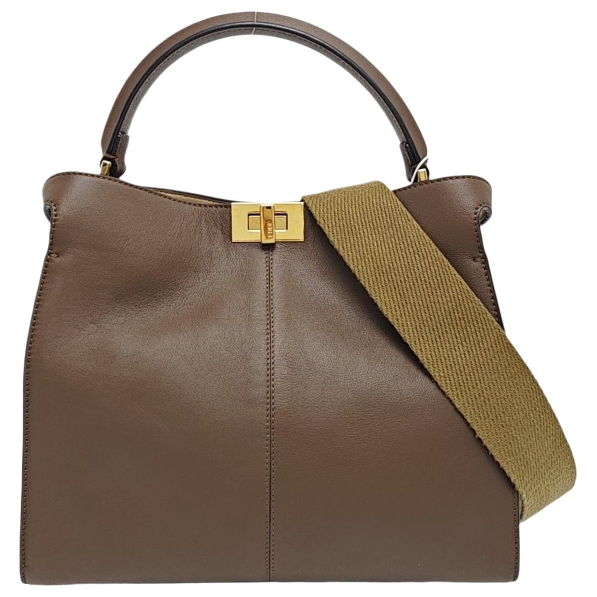 Peekaboo leather handbag