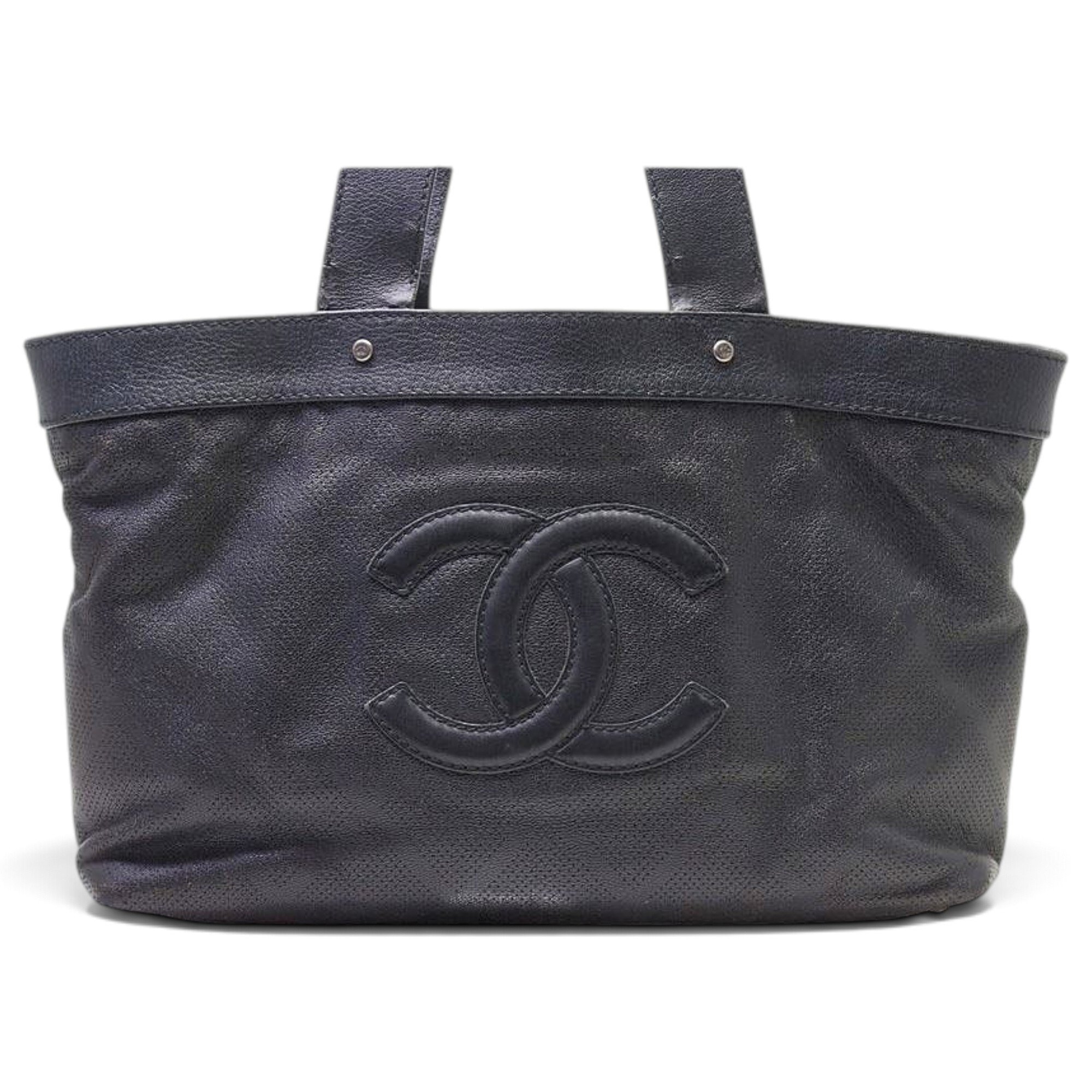 Leather tote