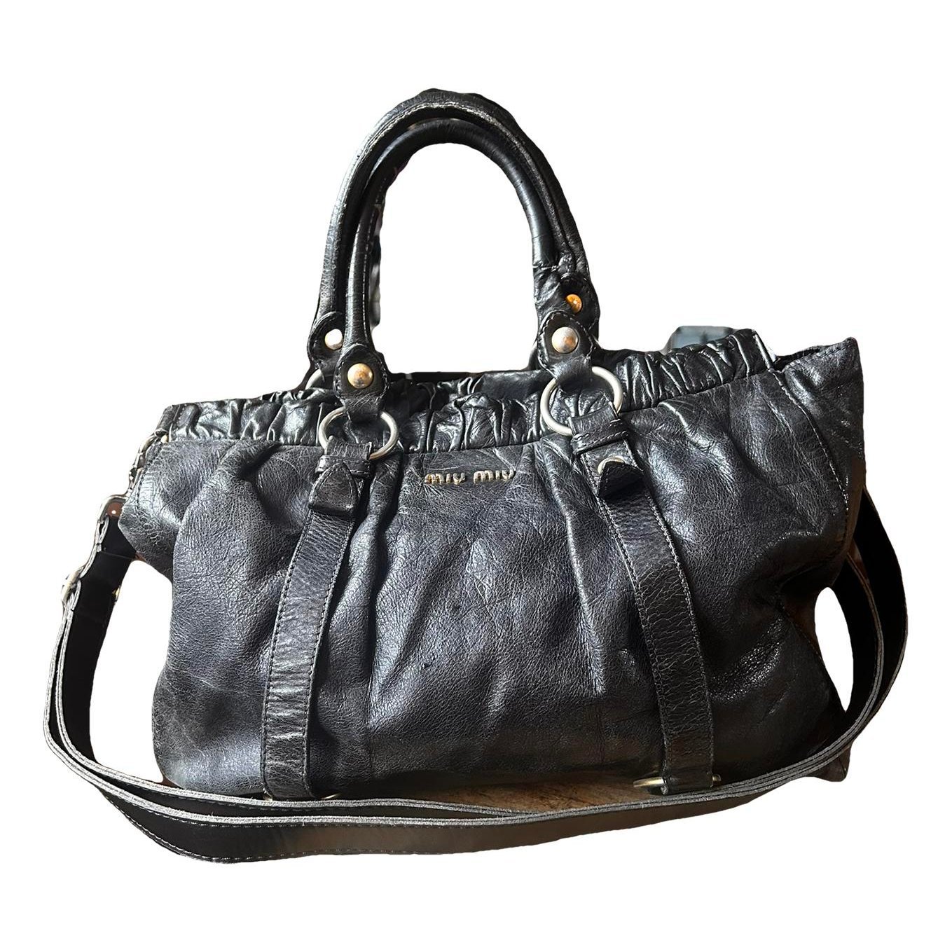 Miu Miu Vitello leather handbag