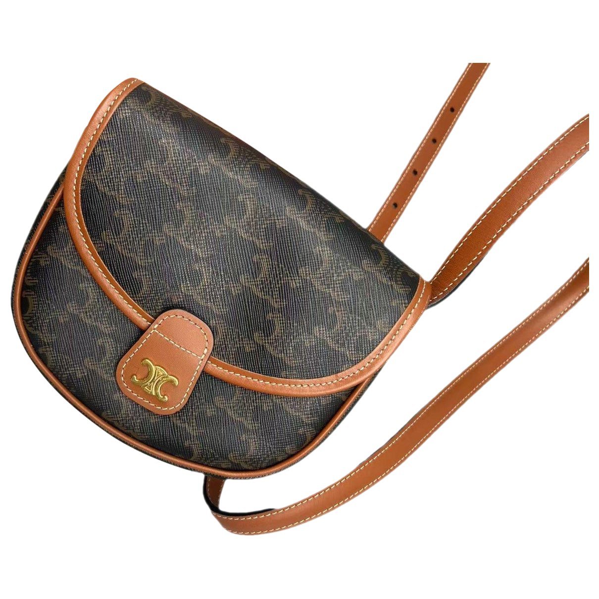 Folco leather crossbody bag