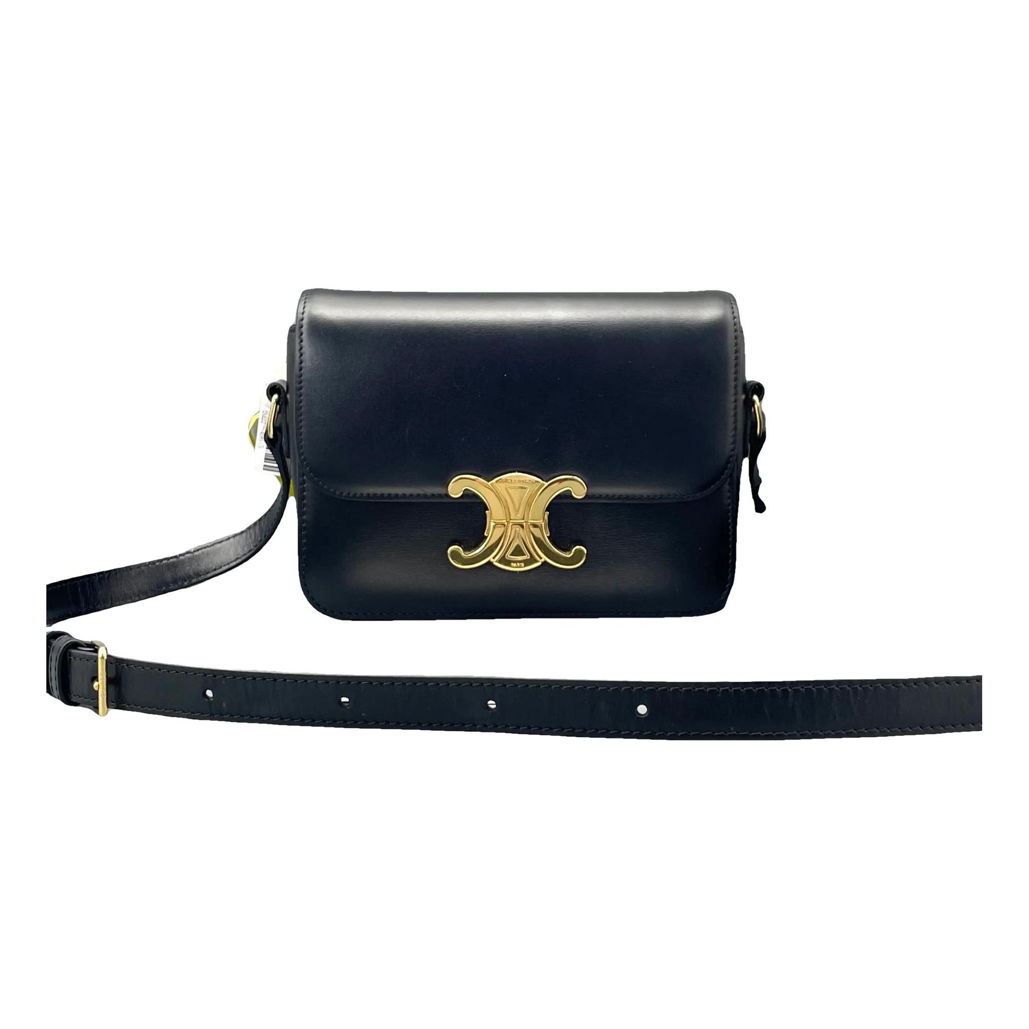 Triomphe leather mini bag