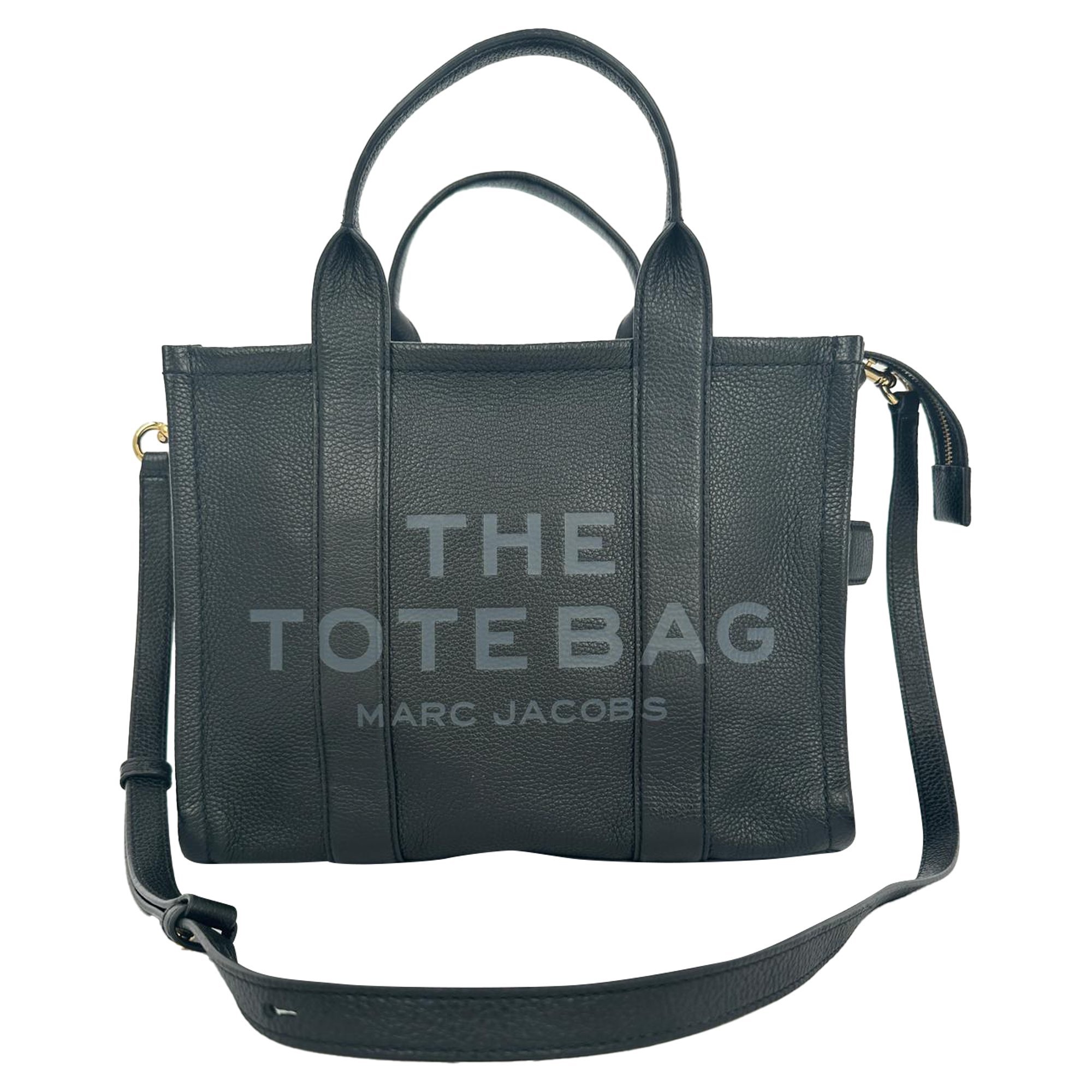 Leather tote