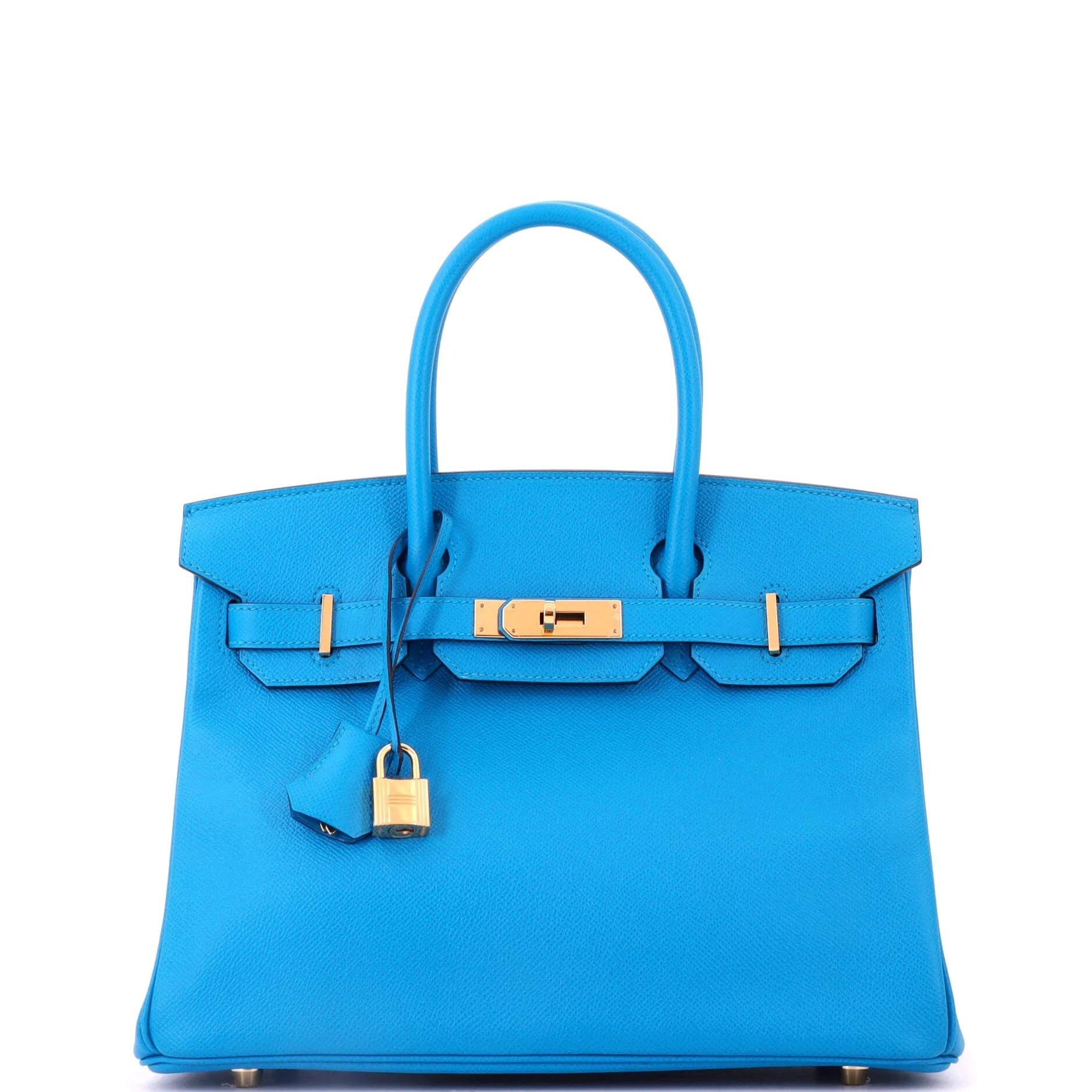 Birkin 30 leather handbag