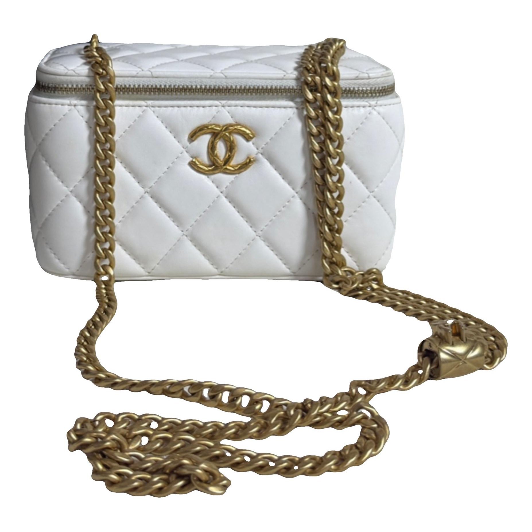 Trendy CC Vanity leather handbag