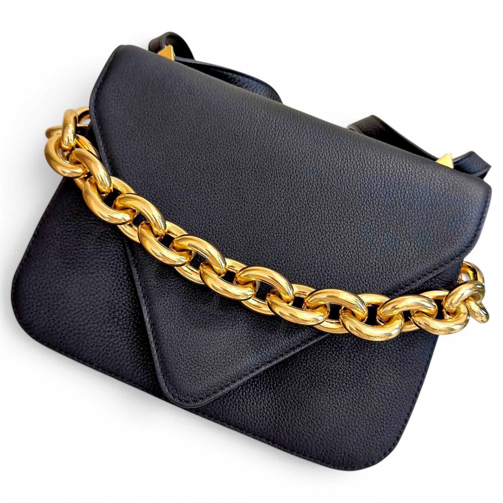 Mount leather crossbody bag