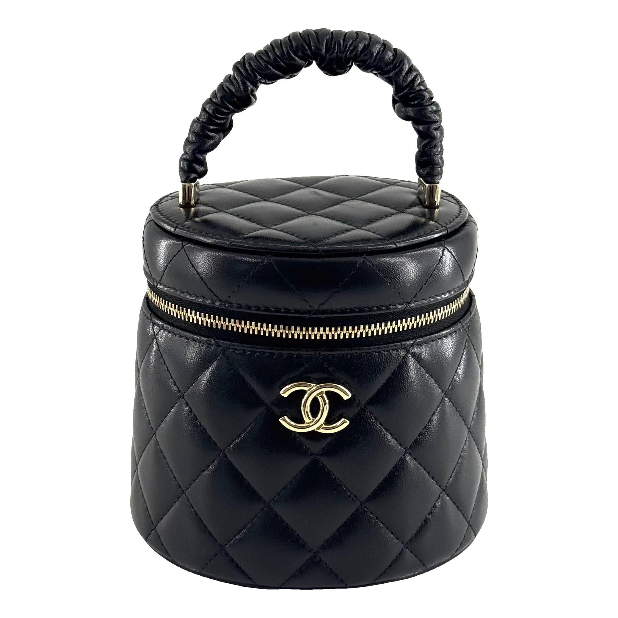 Trendy CC Vanity leather handbag