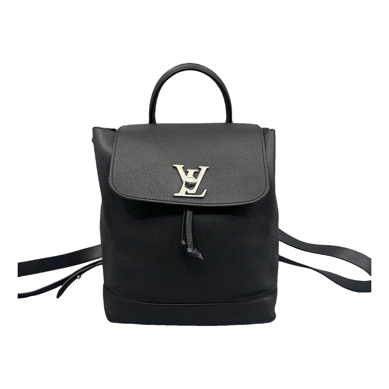 Lockme leather backpack