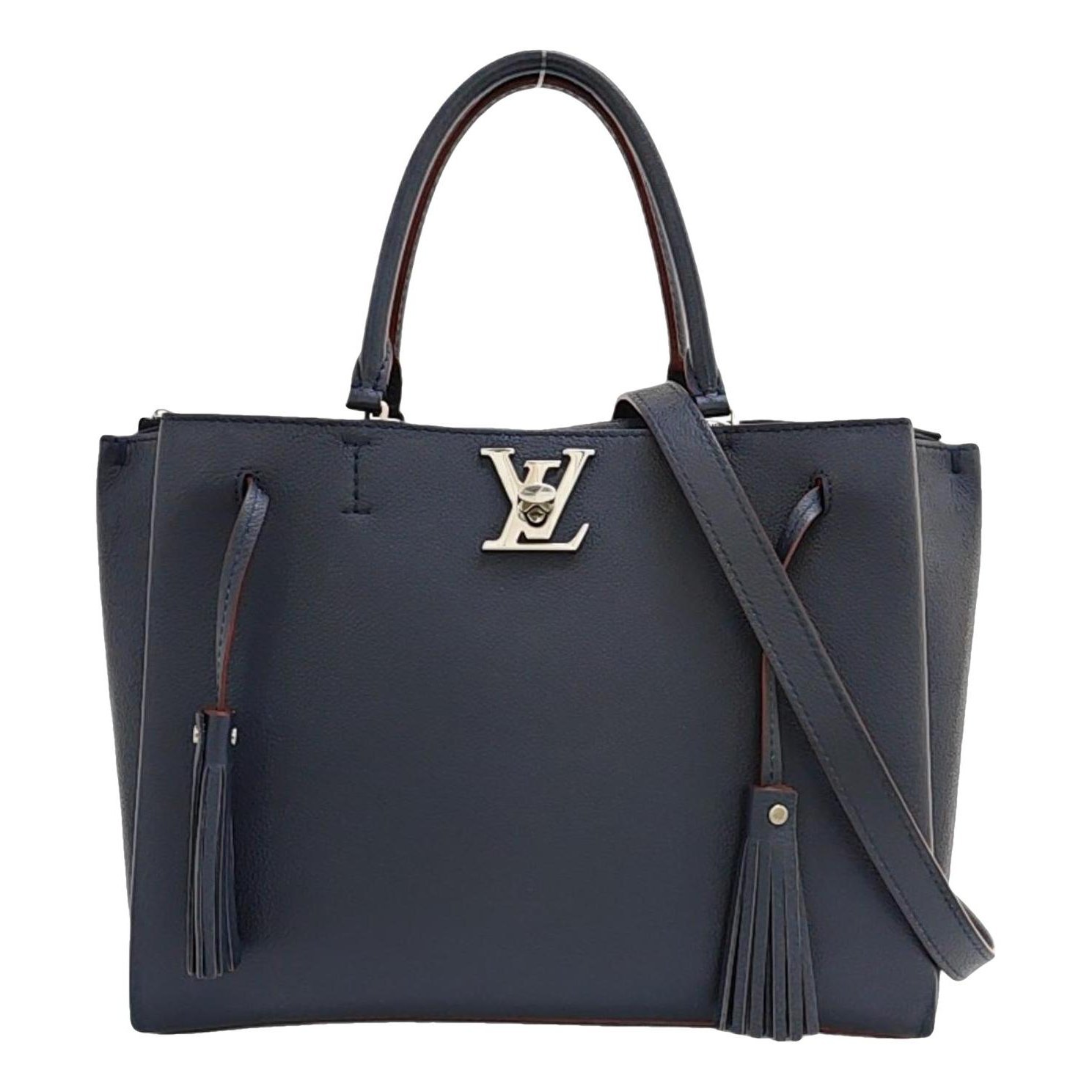 Lockmeto leather crossbody bag