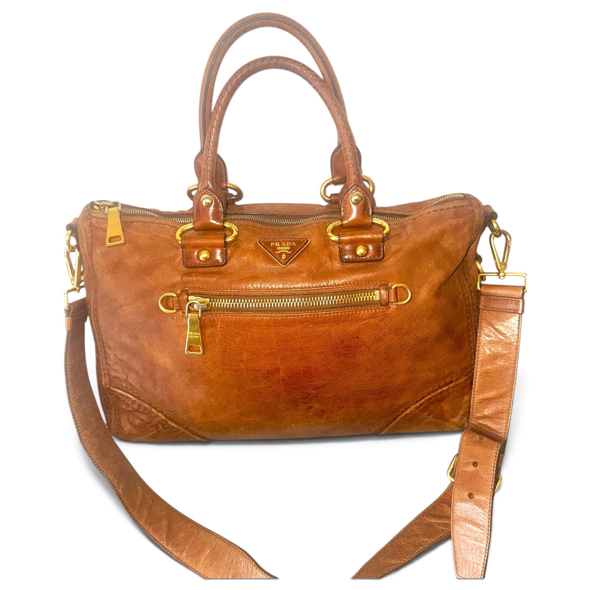 Leather crossbody bag
