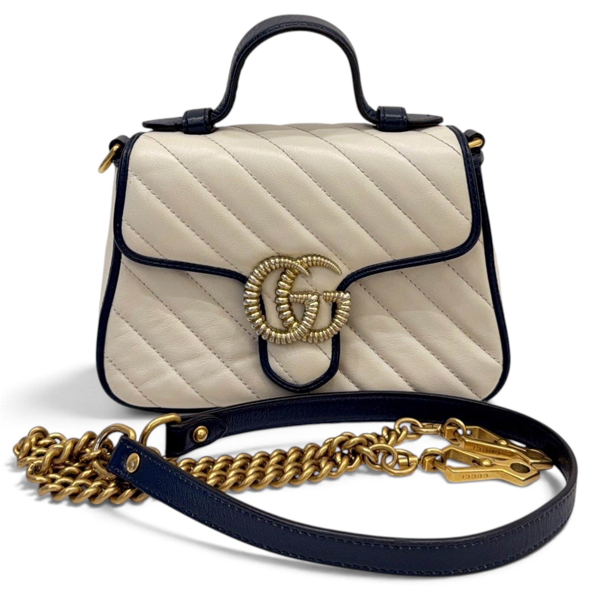 GG Marmont Flap leather handbag