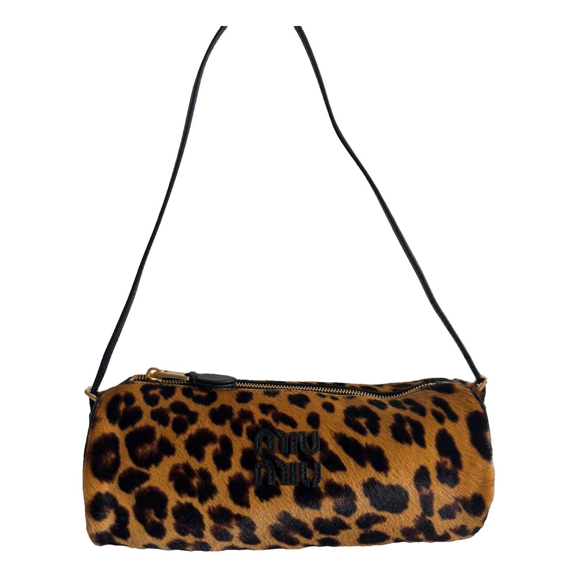 Pony-style calfskin clutch bag