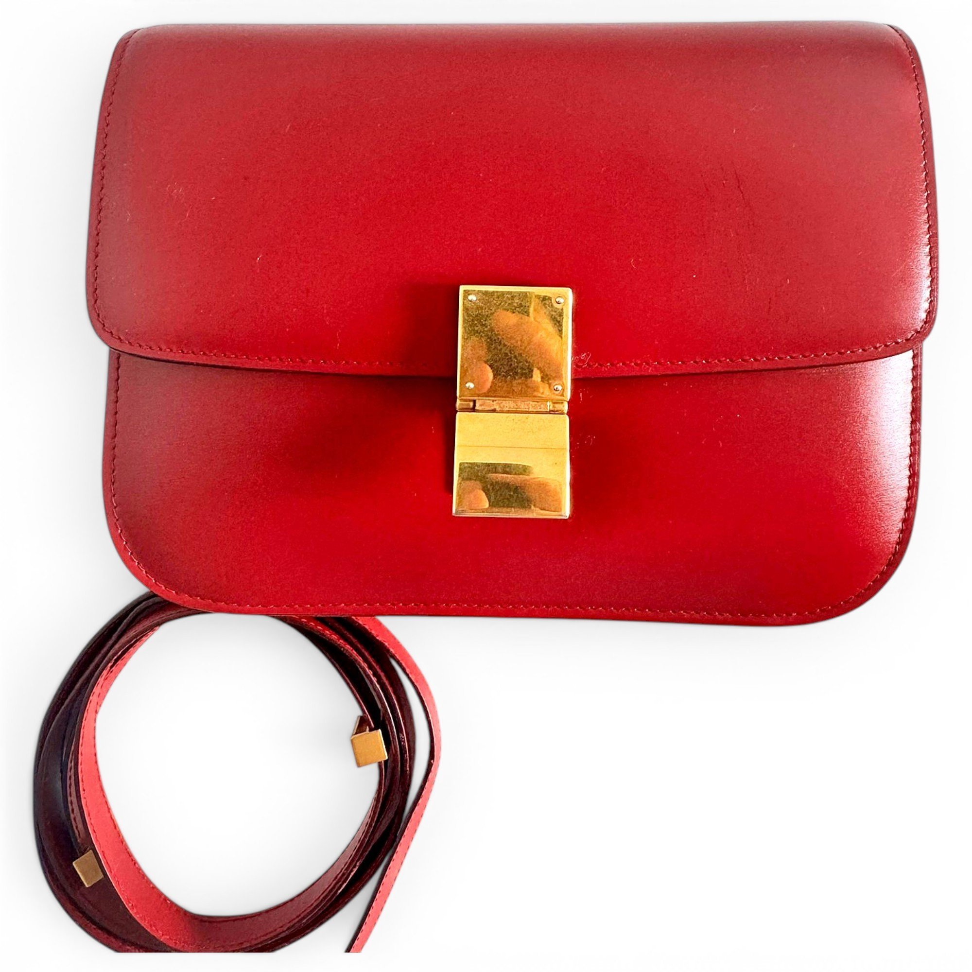 Classic leather handbag