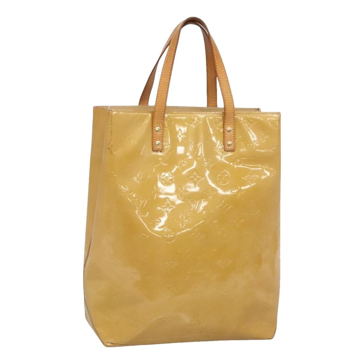 Patent leather handbag