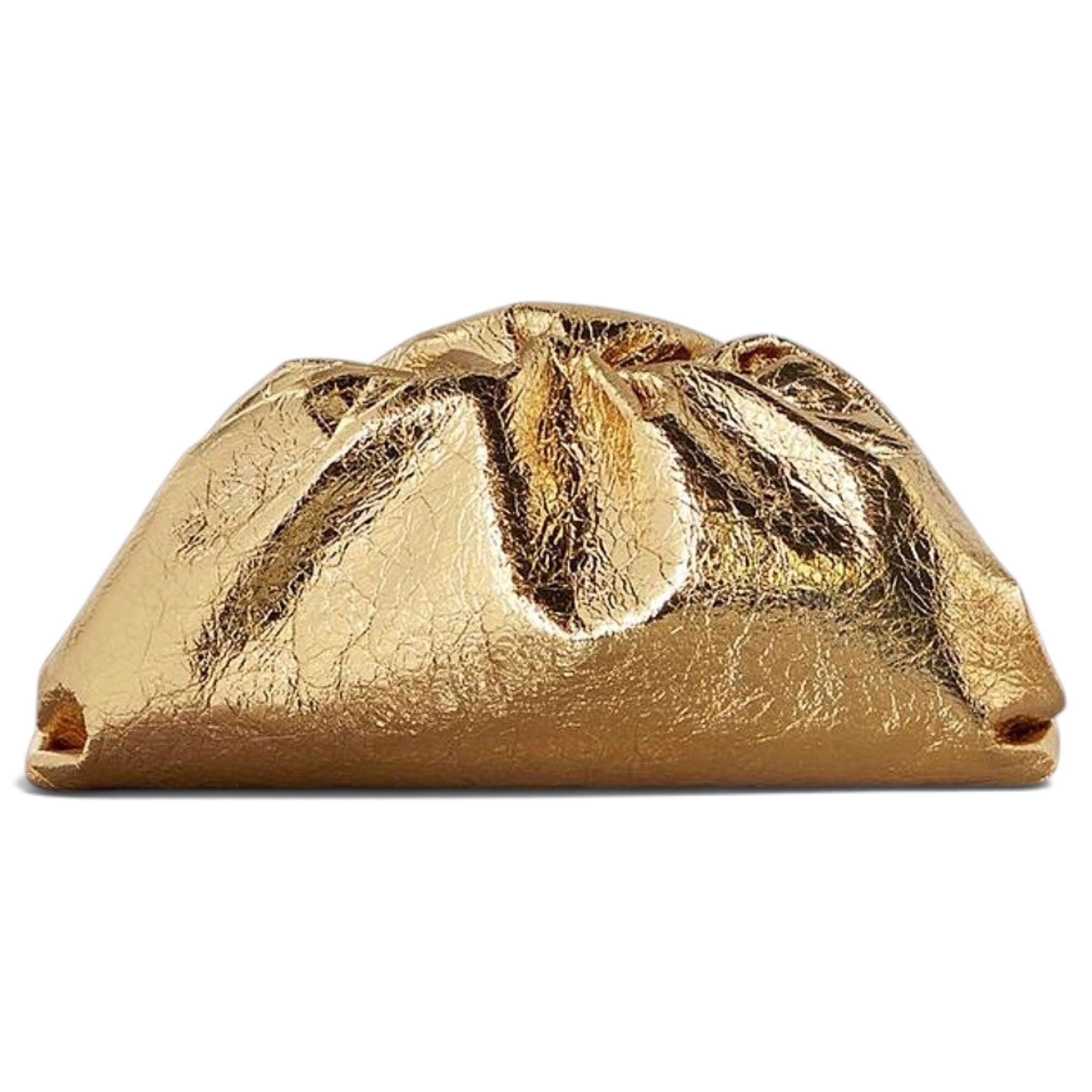 Pouch leather clutch bag